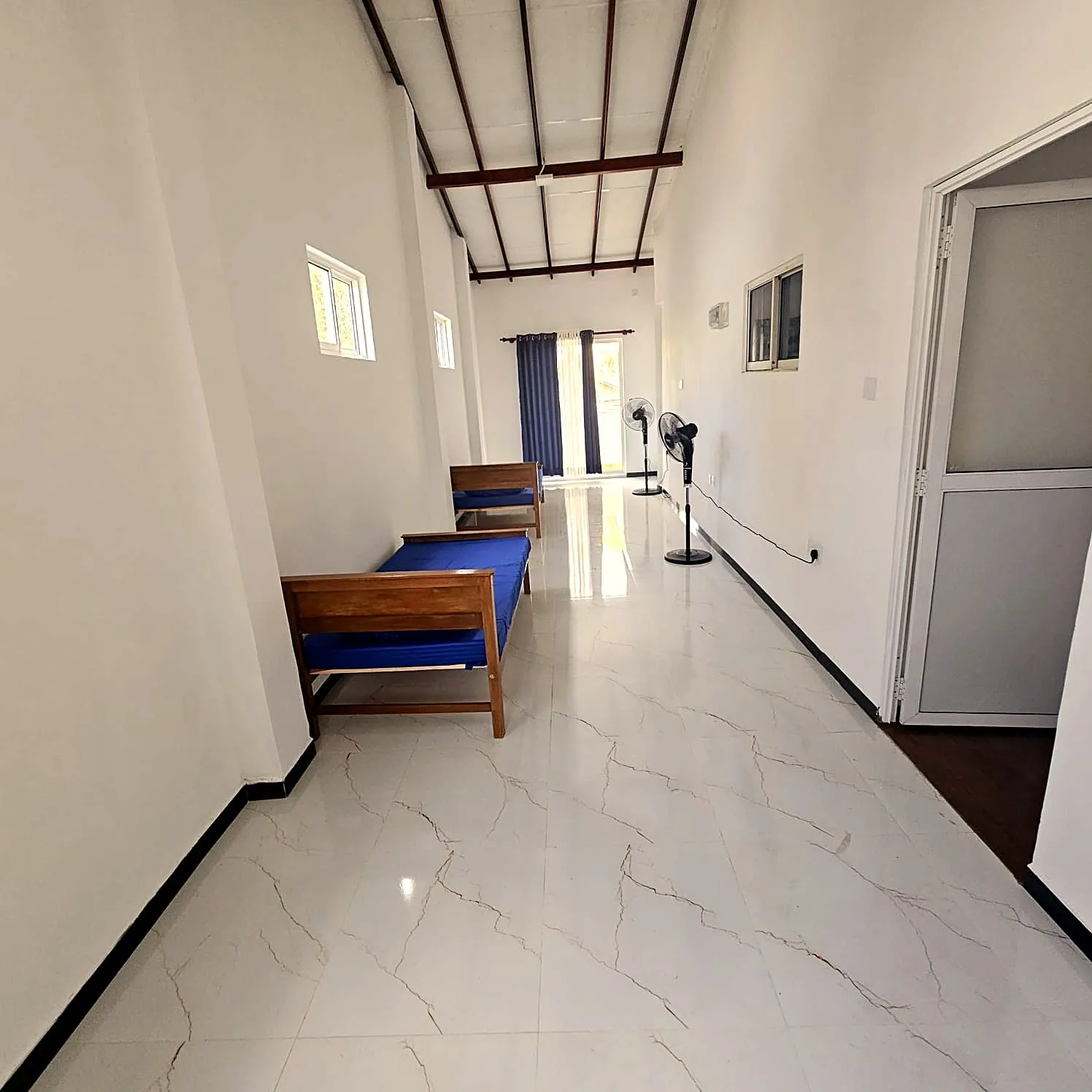 Shared room at Quick Care Elders Home, Moratuwa