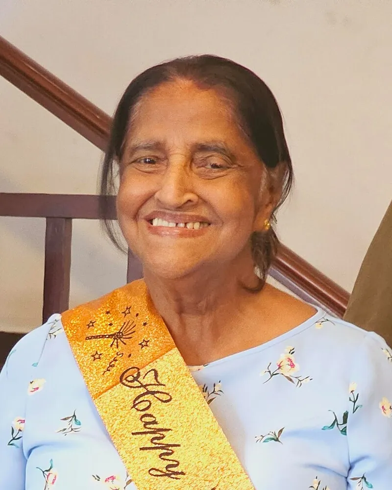 Mrs. Shirani Perera, resident at Quick Care Elders Home
